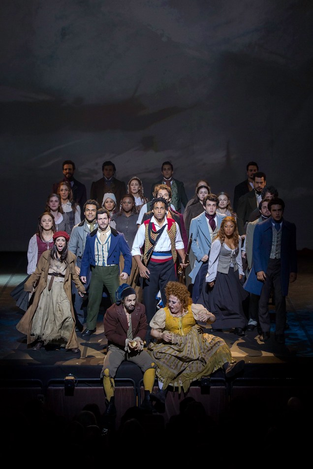 O elenco do musical Les Misérables