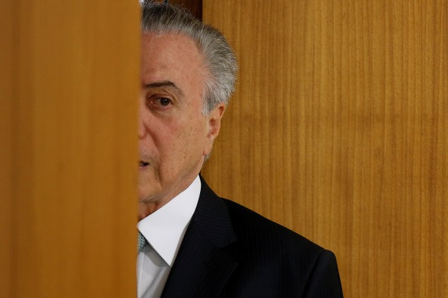 O presidente do Brasil, Michel Temer participa de cerimônia de assinatura de contrato de financiamento com o município do Rio de Janeiro, no Palácio do Planalto em Brasília (DF) - 26/10/2017