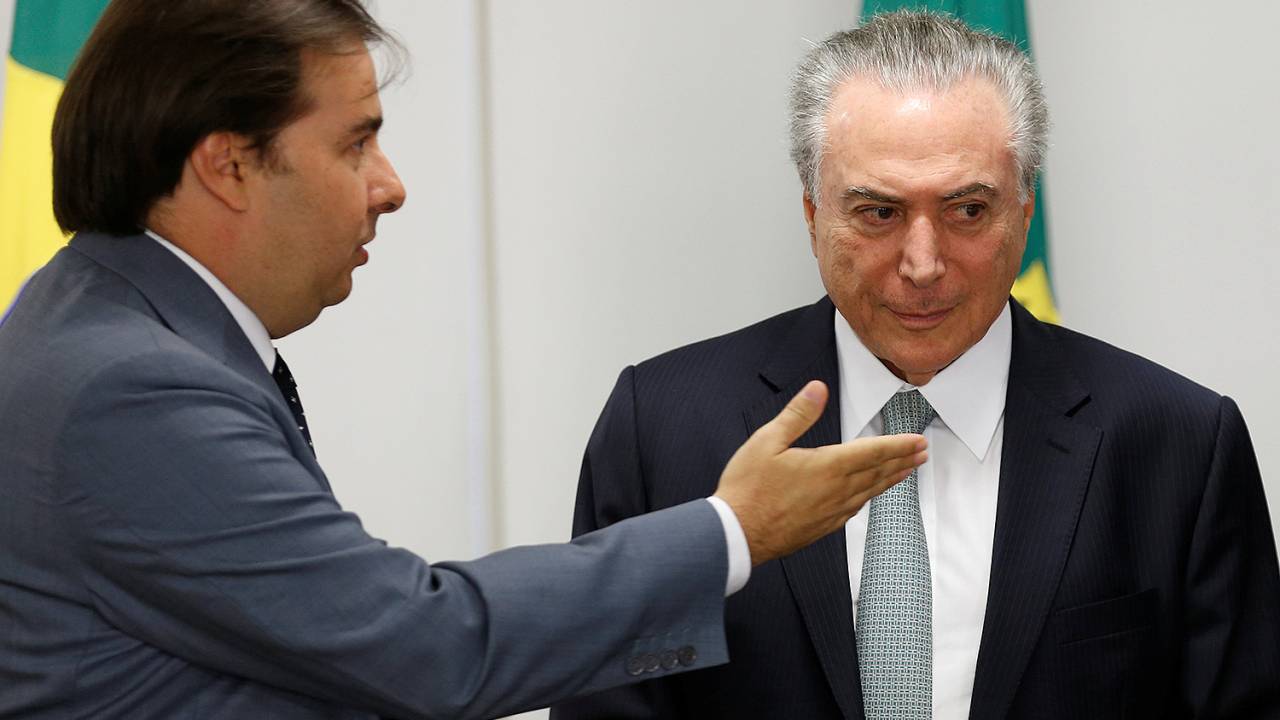 O presidente do Brasil, Michel Temer