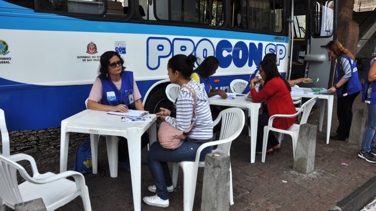 Unidade móvel do Procon de São Paulo