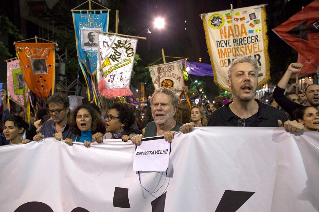 Protesto contra Michel Temer - Rio de Janeiro