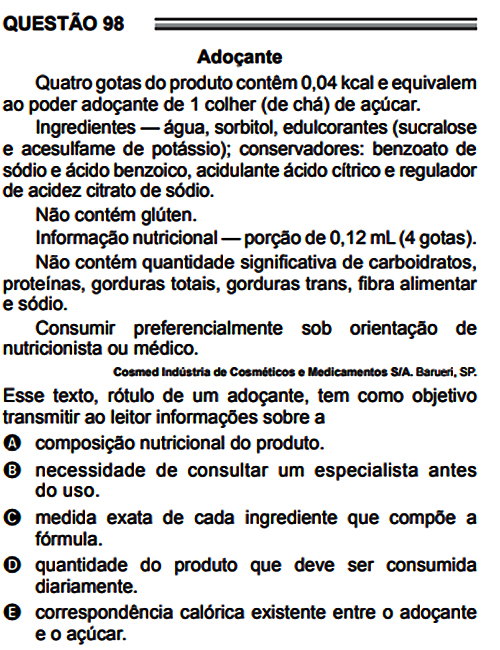 As 10 Questões Mais Fáceis Do Enem. Você Saberia Respondê-las? | VEJA