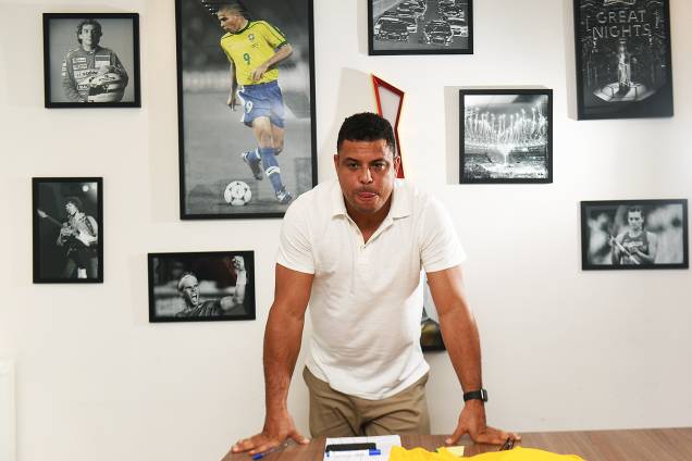 Ronaldo Luís Nazário de Lima, conhecido como Ronaldo Fenômeno em entrevista ao site de VEJA Ronaldo Luís Nazário de Lima, conhecido como Ronaldo Fenômeno em entrevista ao site de VEJA
