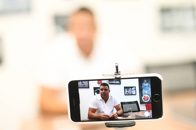 Ronaldo Luís Nazário de Lima, conhecido como Ronaldo Fenômeno em entrevista ao site de VEJA Ronaldo Luís Nazário de Lima, conhecido como Ronaldo Fenômeno em entrevista ao site de VEJA