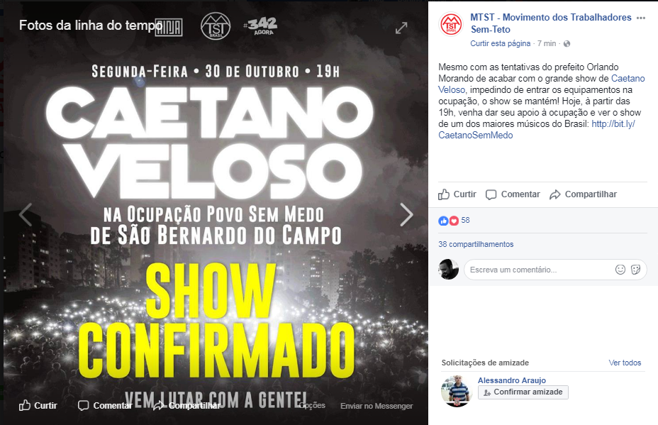 Show confirmado