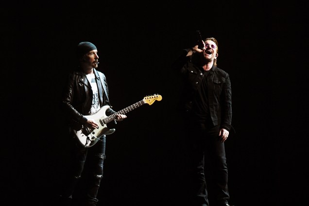 A banda irlandesa U2 se apresenta no estádio do Morumbi, em São Paulo, como parte da turnê em que celebra os 30 anos do disco "The Joshua Tree" - 19/10/2017