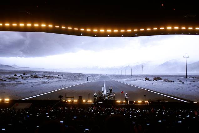 A banda irlandesa U2 se apresenta no estádio do Morumbi, em São Paulo, como parte da turnê em que celebra os 30 anos do disco "The Joshua Tree" - 19/10/2017 A banda irlandesa U2 se apresenta no estádio do Morumbi, em São Paulo, como parte da turnê em que celebra os 30 anos do disco "The Joshua Tree" - 19/10/2017