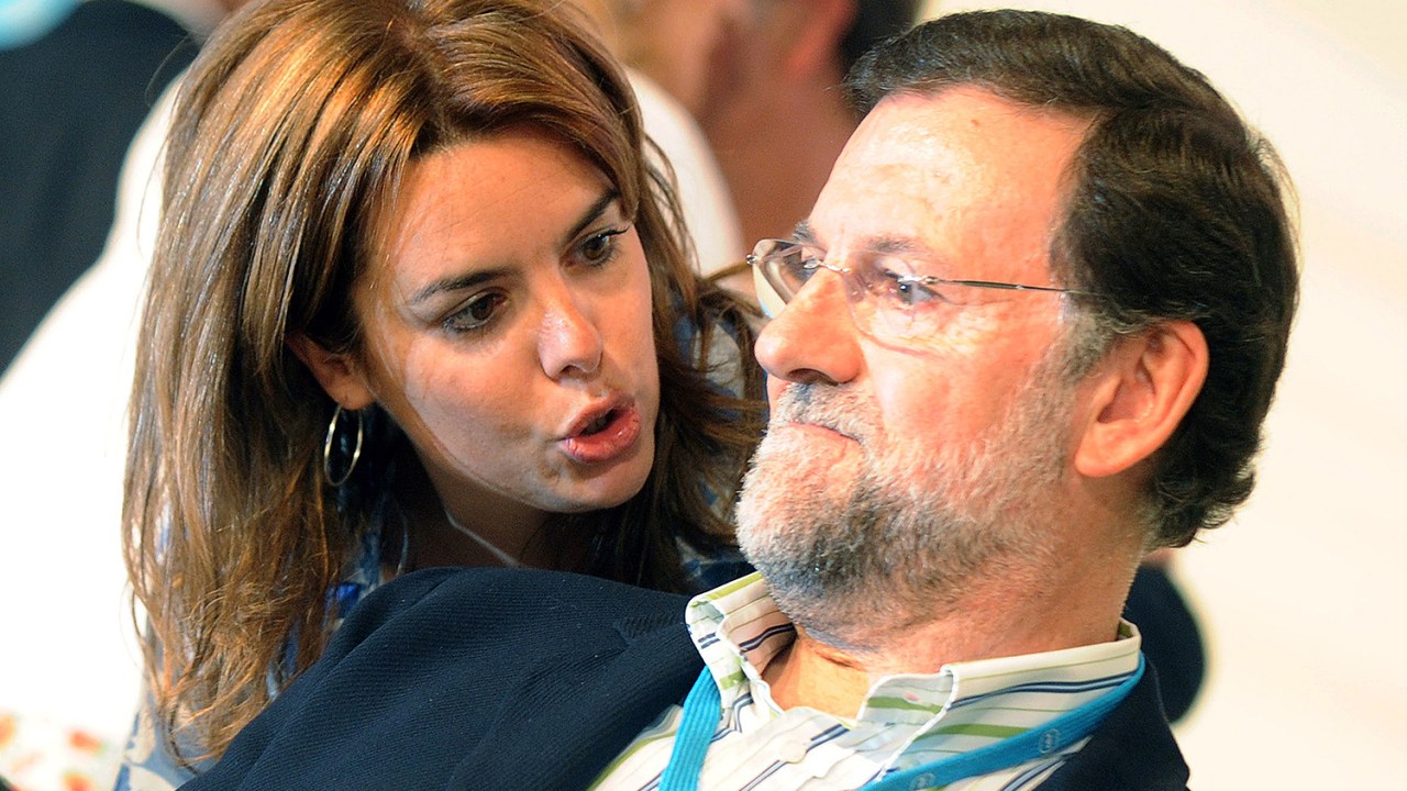 Soraya Sáenz de Santamaría e Mariano Rajoy