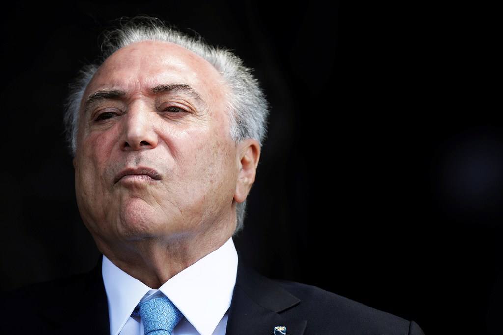 O presidente da República, Michel Temer