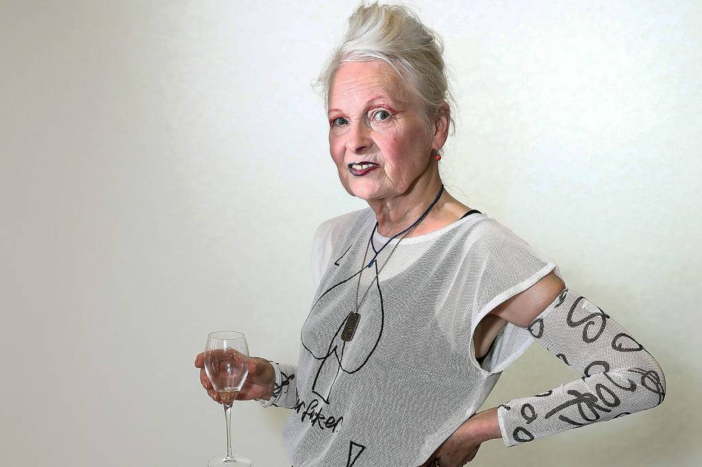 A estilista Vivienne Westwood