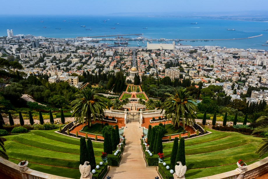 Jardins Bahai em Haifa, Israel
