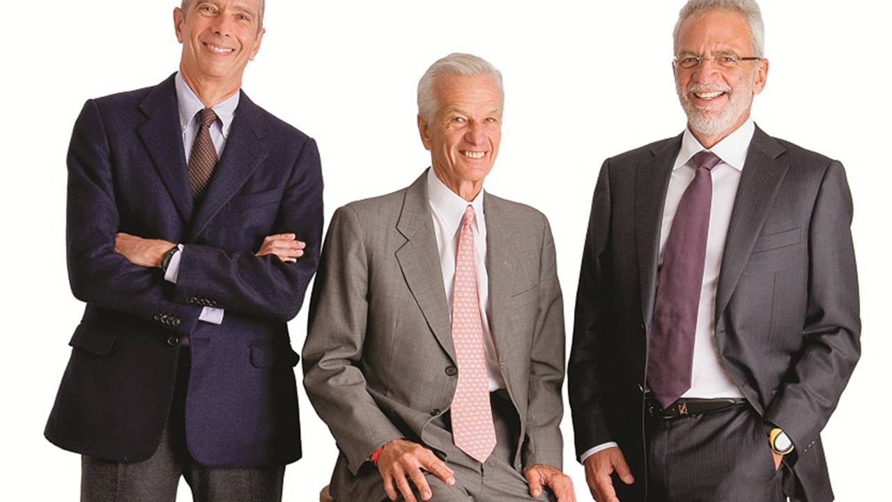 Jorge Paulo Lemann, Beto Sicupira e Marcel Telles