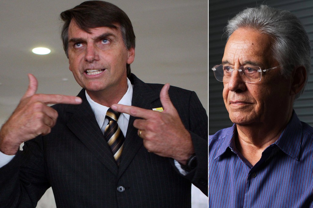 Jair Bolsonaro e Fernando Henrique Cardoso