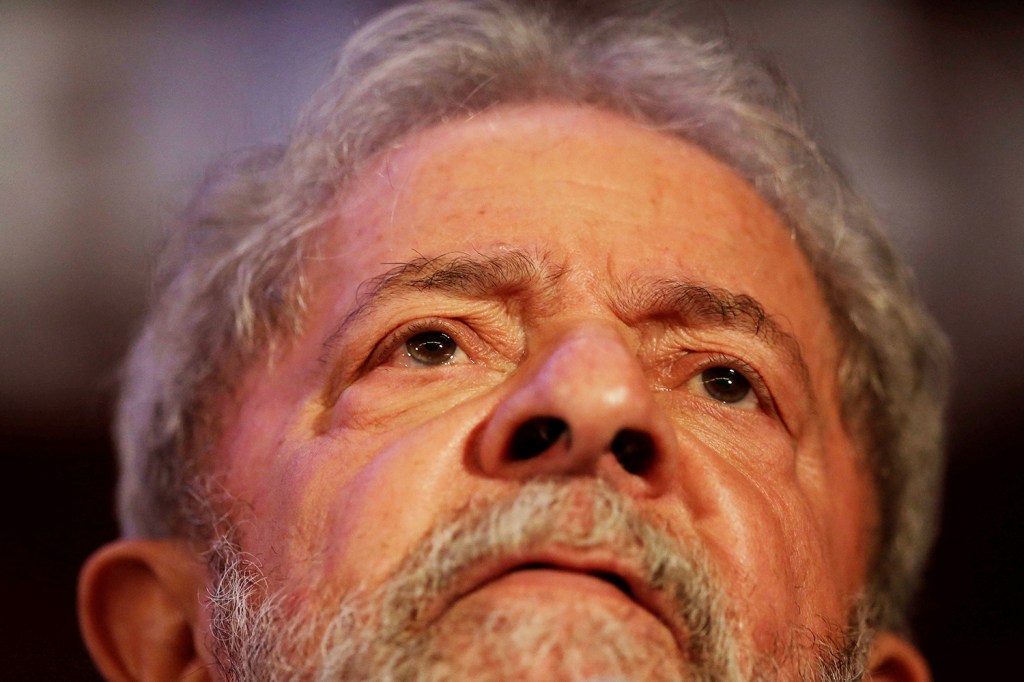 O ex-presidente Lula participa do Congresso Nacional do PCdoB, em Brasília (DF) - 19/11/2017