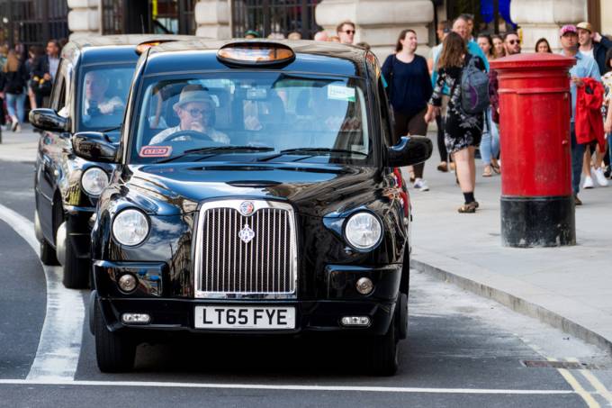 Taxista em Londres