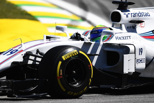 O piloto Felipe Massa, da Williams, durante o Grande Prêmio do Brasil em Interlagos - 12/11/2017