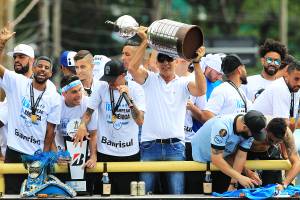 O técnico Renato Gaúcho - Grêmio - 30/11/2017