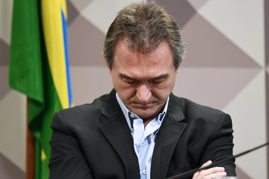 O empresário Joesley Batista, sócio da empresa J&F, em audiência conjunta da CPMI da JBS e da CPI do BNDES, em Brasília - 28/11/2017