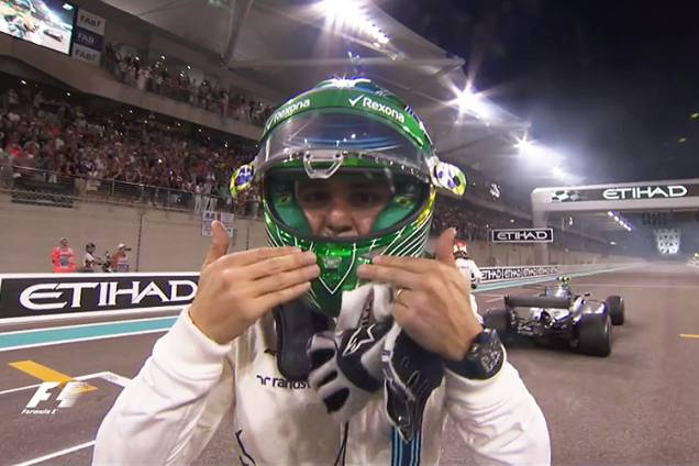 O piloto brasileiro Felipe Massa se despede da Fórmula 1, após o Grande Prêmio de Abu Dhabi - 26/11/2017 O piloto brasileiro Felipe Massa se despede da Fórmula 1, após o Grande Prêmio de Abu Dhabi - 26/11/2017