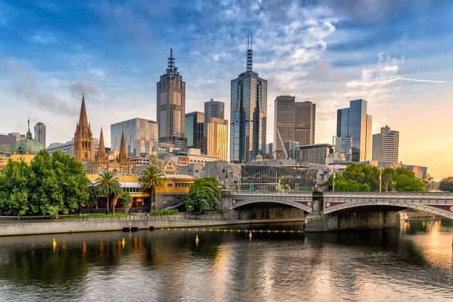 A cidade de Melbourne, na Austrália - 10/09/2016