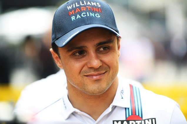 O piloto brasileiro Felipe Massa da Williams no Autódromo de Interlagos antes do início dos treinos para o Grande Prêmio do Brasil de Fórmula 1