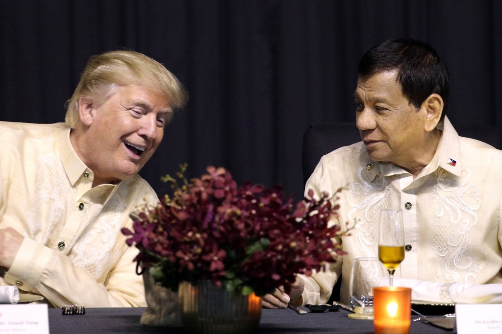 Donald Trump e Rodrigo Duterte