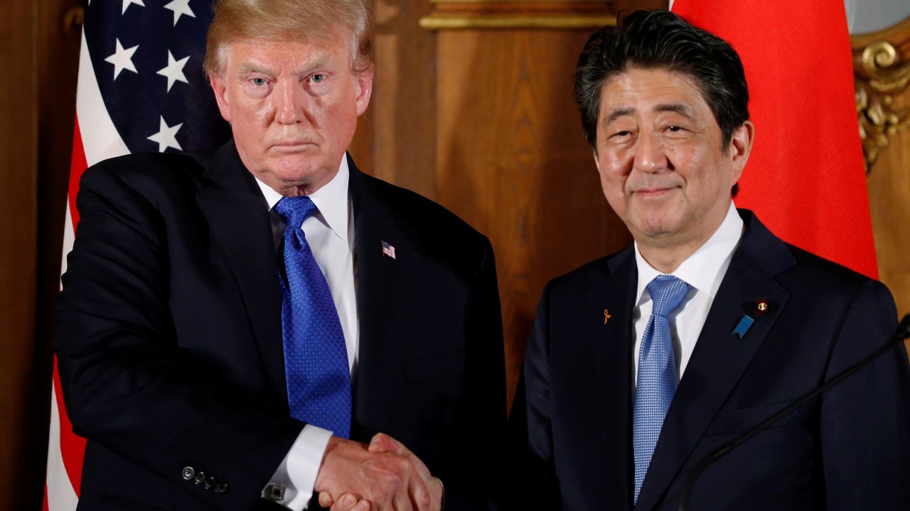 Donald Trump e Shinzo Abe