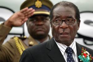 Presidente do Zimbábue, Robert Mugabe, durante evento em Harare