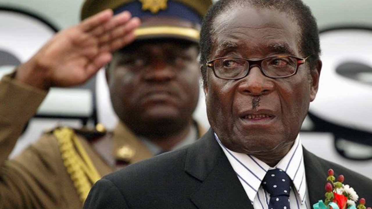 Presidente do Zimbábue, Robert Mugabe, durante evento em Harare