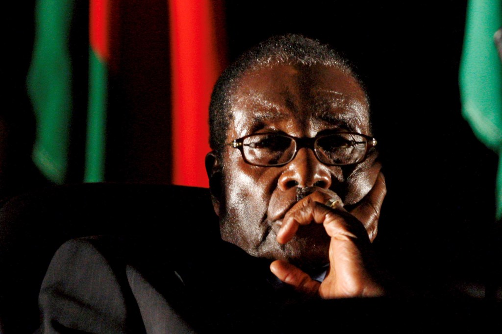 O ditador do Zimbábue Robert Mugabe