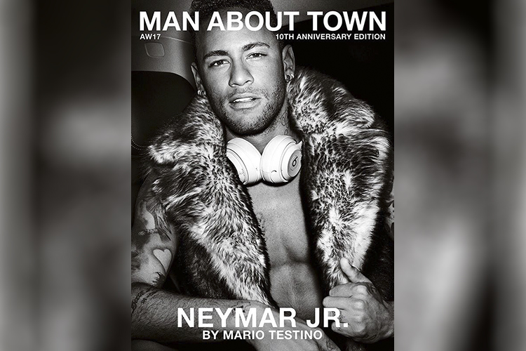 Neymar na revista 'Man About Town'