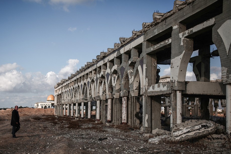Aeroporto abandonado na Faixa de Gaza