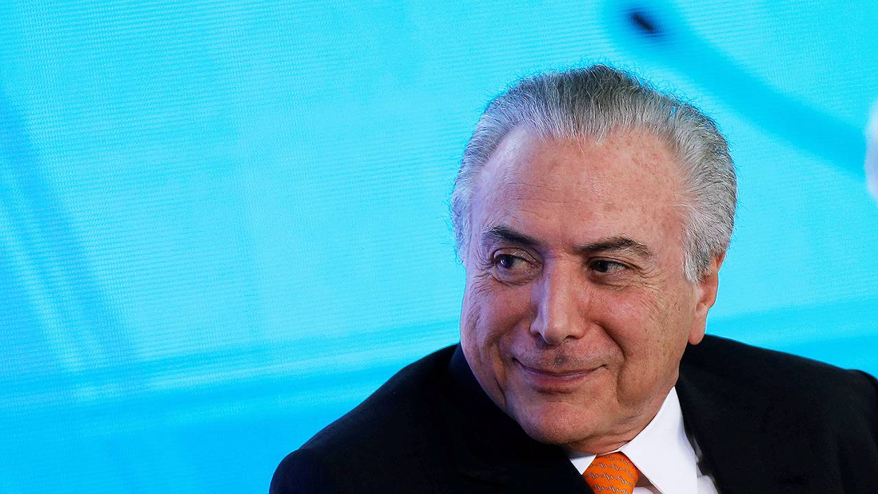 O presidente do Brasil, Michel Temer
