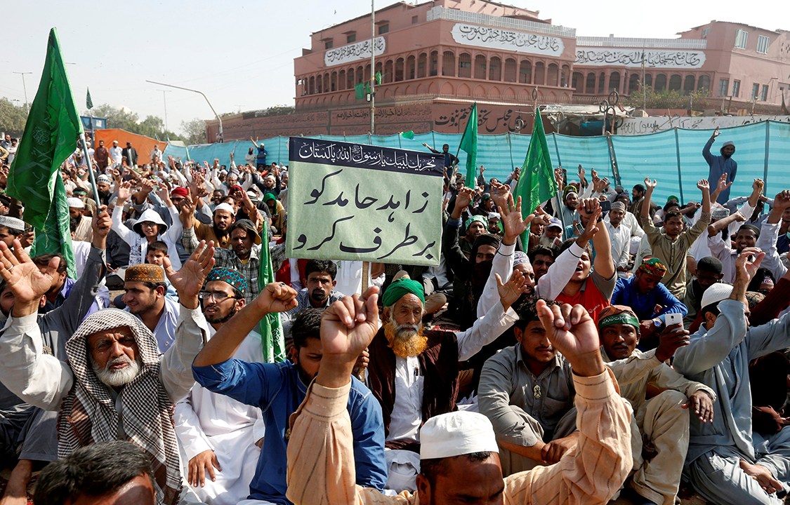 Protestos no Paquistão