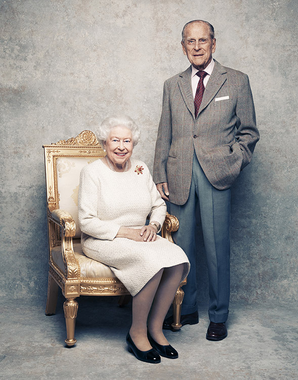 Rainha Elizabeth II e o Duque de Edimburgo, Filipe, comemoram 70 anos de casamento