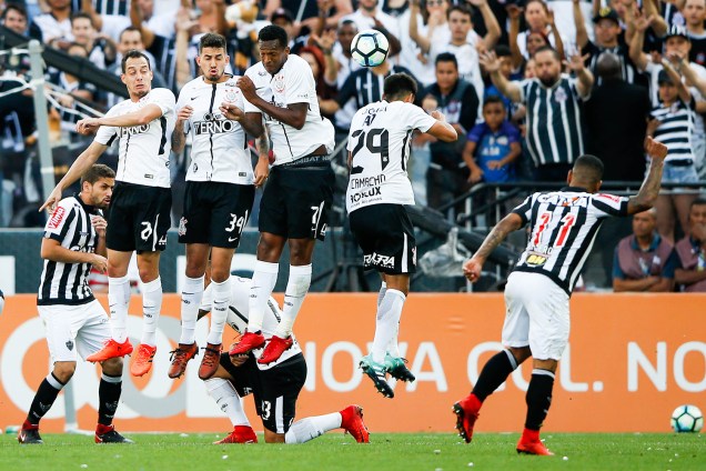 Partida entre Corinthians e Atlético-MG, válida pela 37ª rodada do Campeonato Brasileiro, realizada em São Paulo (SP) - 26/11/2017