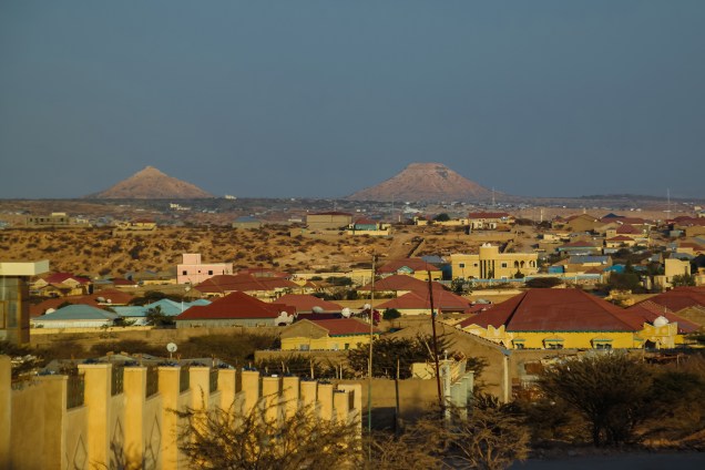 Vista da cidade de Hargeisa, na Somalilândia.