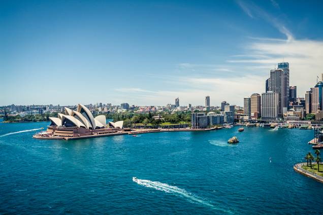 Vista aėrea da cidade de Sydney, na Austrália - 30/01/2015