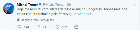 Temer reunião