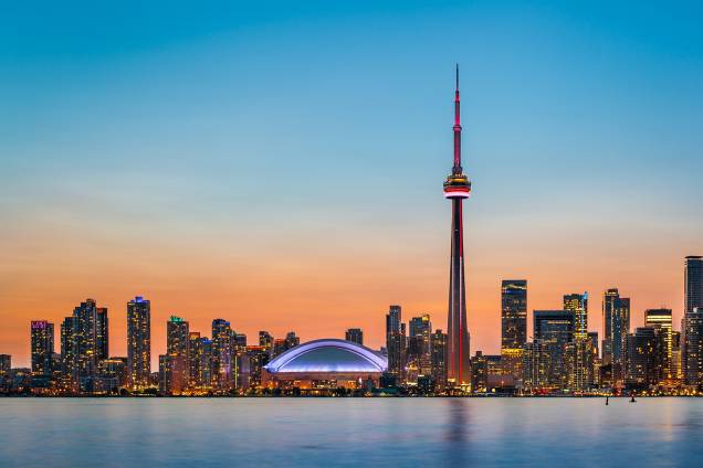 Vista da cidade de Toronto, no Canadá - 01/02/2015