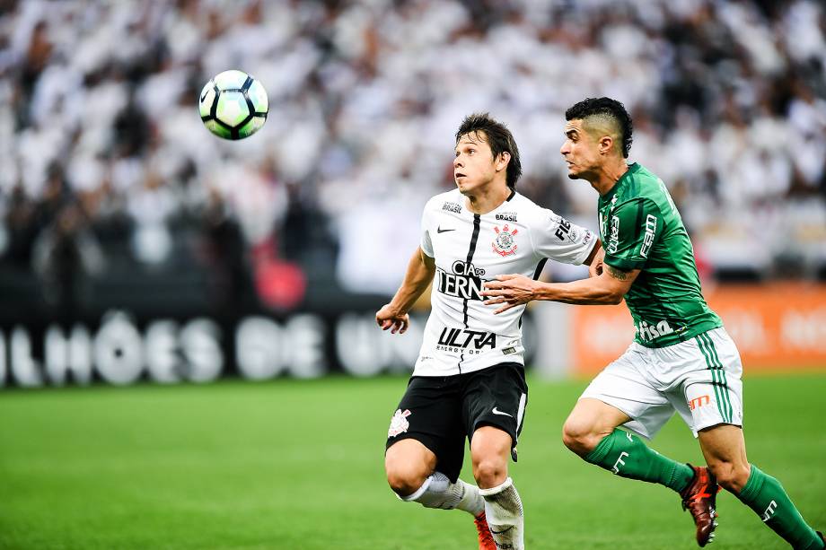 omero durante o jogo entre Corinthians e Palmeiras realizado na Arena Corinthians, Zona Leste de São Paulo. O Derby é válido pela 32ª rodada do Brasileirão 2017 - 05/11/2017