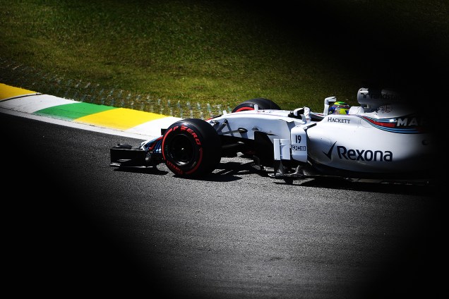 O piloto brasileiro Felipe Massa, da Williams, durante treino livre para o Grande Prêmio do Brasil em Interlagos - 10/11/2017