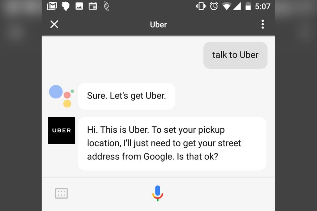 Uber Google
