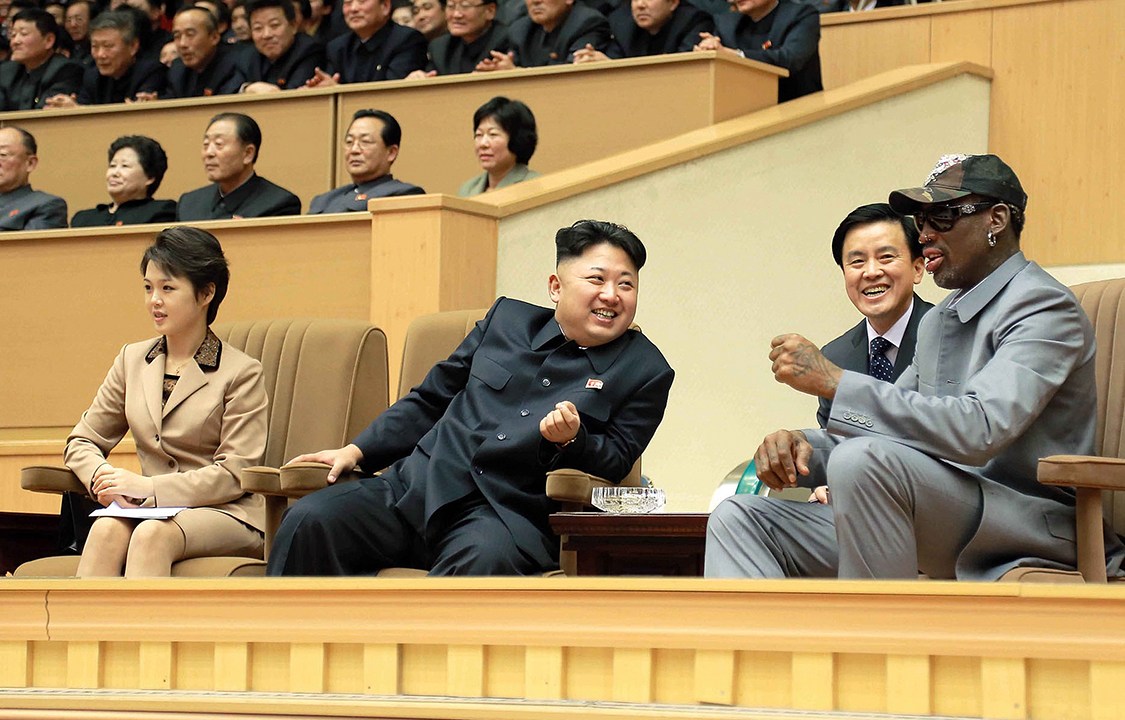 Dennis Rodman e Kim Jong Un