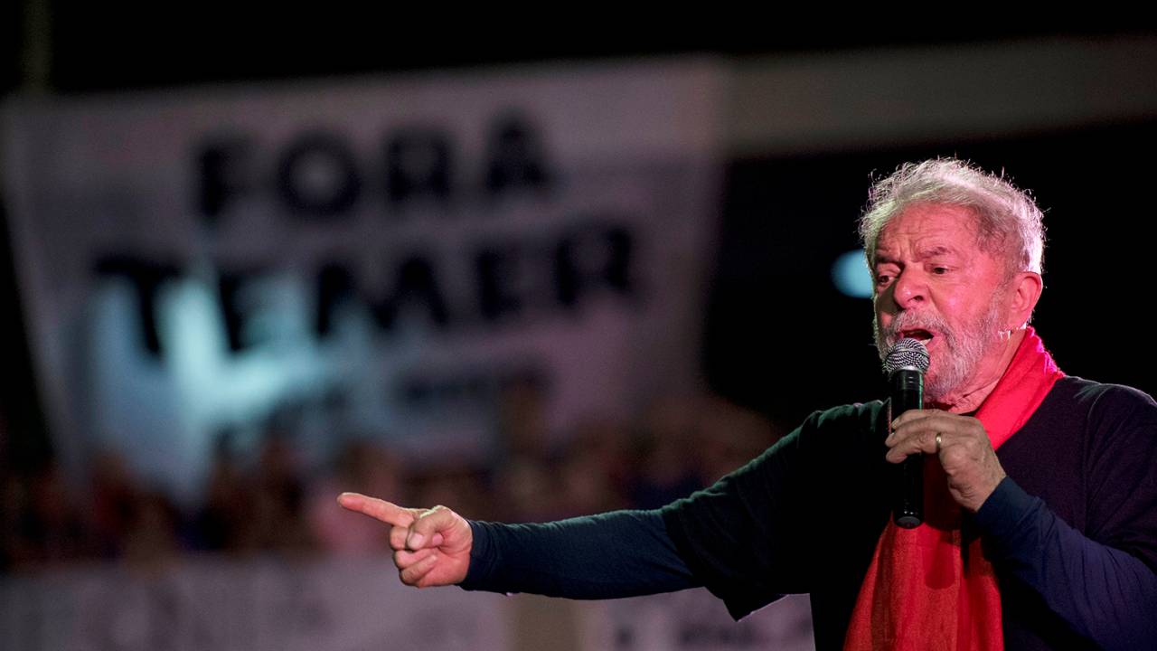 O ex-presidente Lula discursa na Universidade Estadual do Rio de Janeiro (UERJ) - 08/12/2017