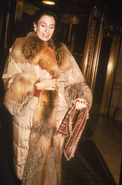 Socialite Carmen Mayrink Veiga, Nova York - 01/01/1988