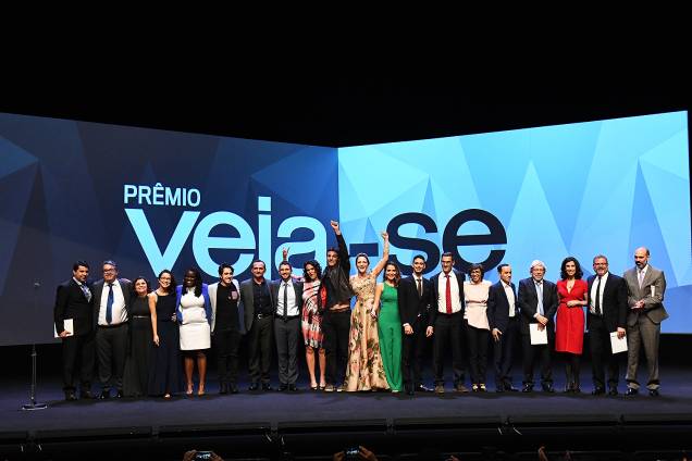 Os dezoito finalistas do Prêmio Veja-se. responsáveis por iniciativas que melhoram o Brasil em seis áreas: Cultura, Diversidade, Educação, Inovação, Políticas Públicas e Saúde.