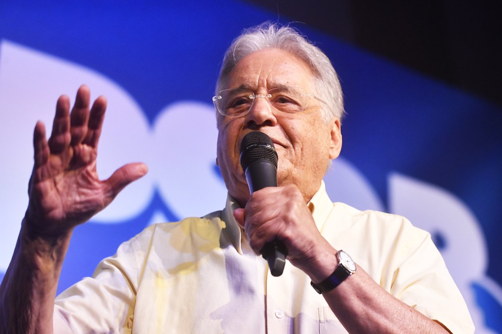 O ex-presidente Fernando Henrique Cardoso, durante a Convenção Nacional do PSDB - 09/12/2017
