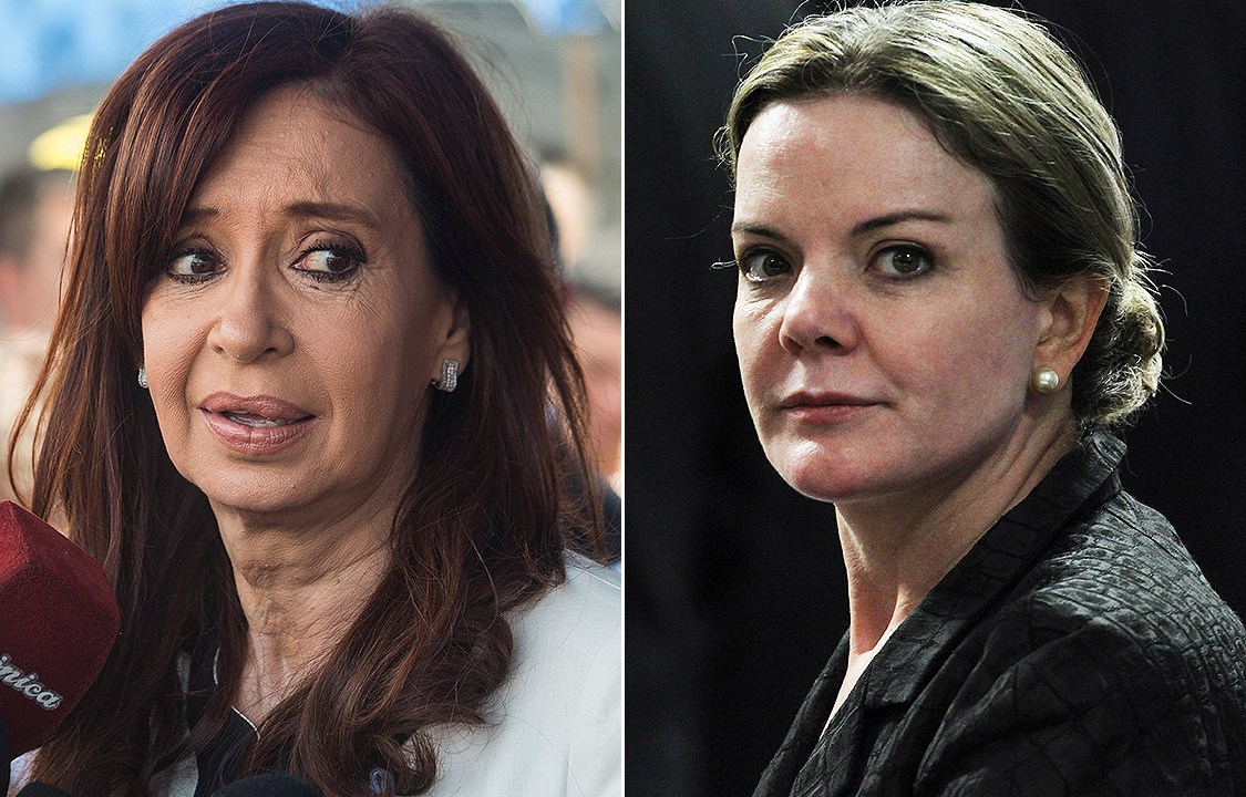 Cristina Kirchner e Gleisi Hoffmann