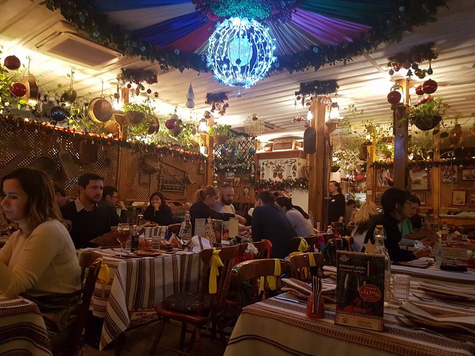 Restaurante ucraniano em Moscou